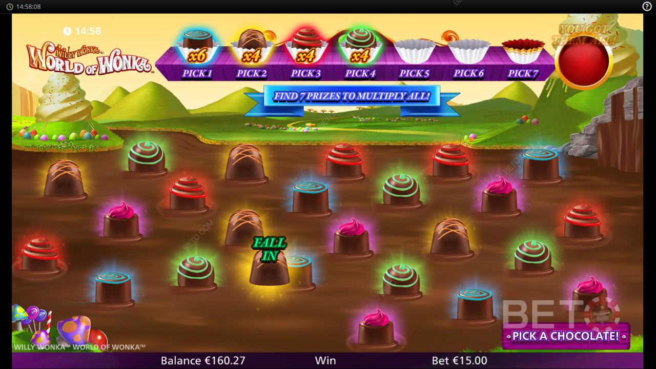 Светът на Уонка Преглед от BETO Slots