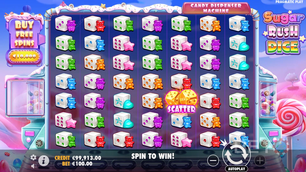 Присъда за Sugar Rush Dice онлайн слот