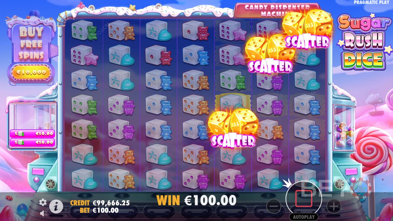 Sugar Rush Dice Преглед от BETO Slots