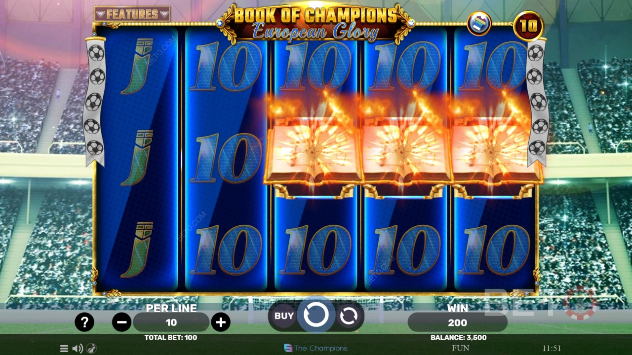 Книга на шампионите - Европейска слава Преглед от BETO Slots