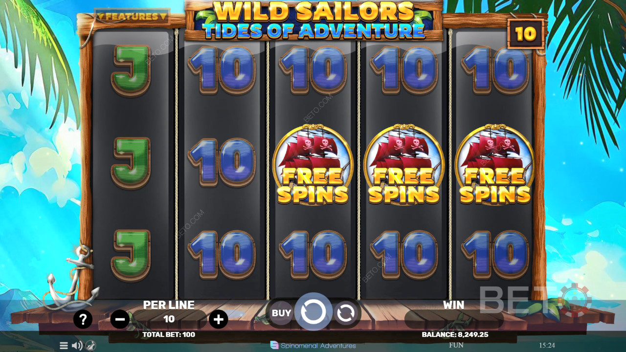 Wild Sailors - Приливи и отливи на приключение Преглед от BETO Slots