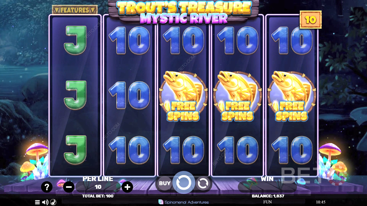 Съкровището на пъстървата - Mystic River Преглед от BETO Slots