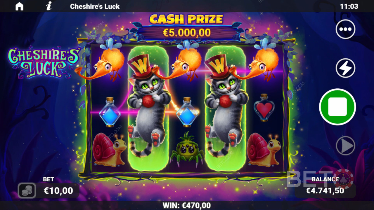 Cheshire's Luck Играй Безплатно