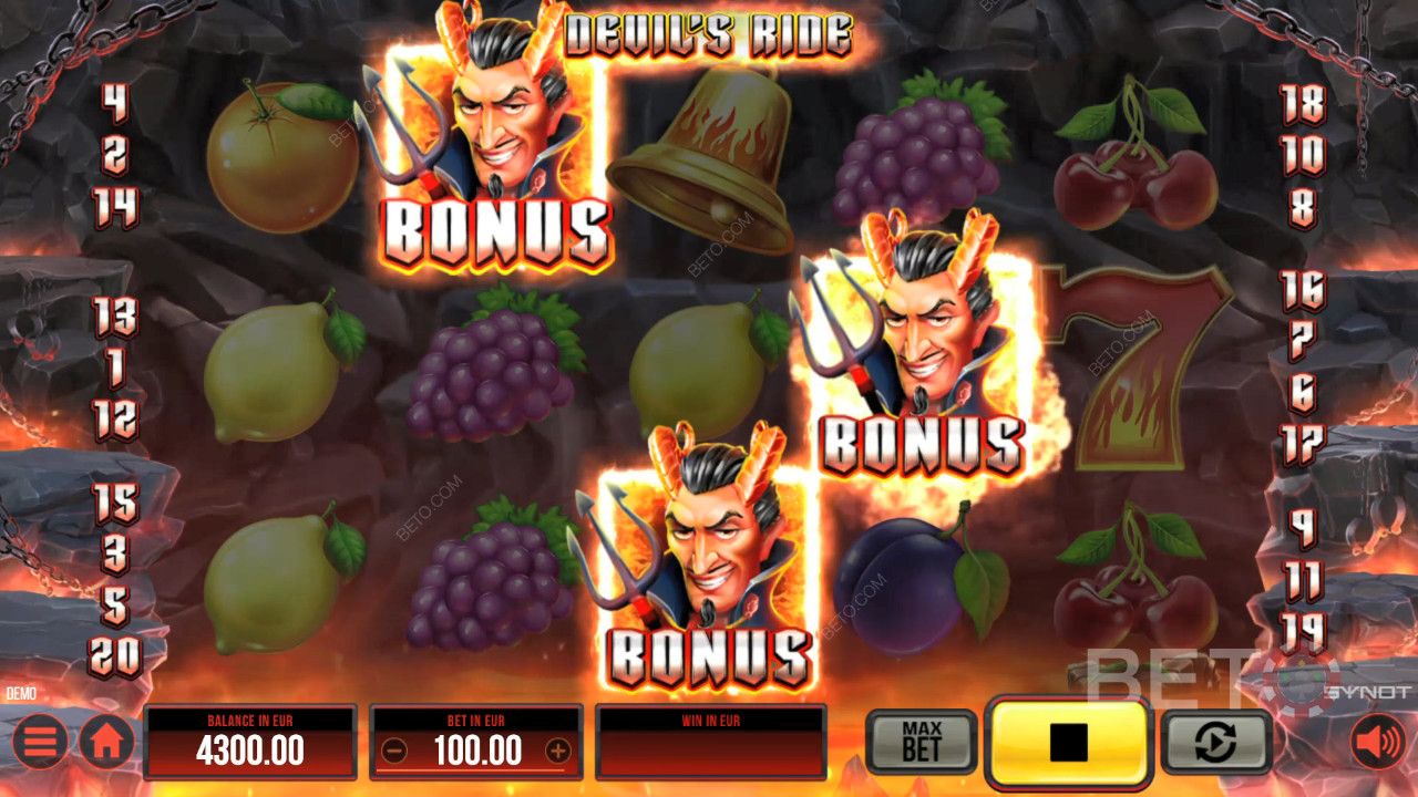 Дяволската езда Преглед от BETO Slots