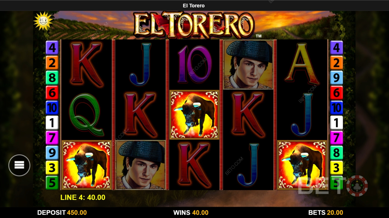 Бонус функции, обяснени в El Torero от Reel Time Gaming