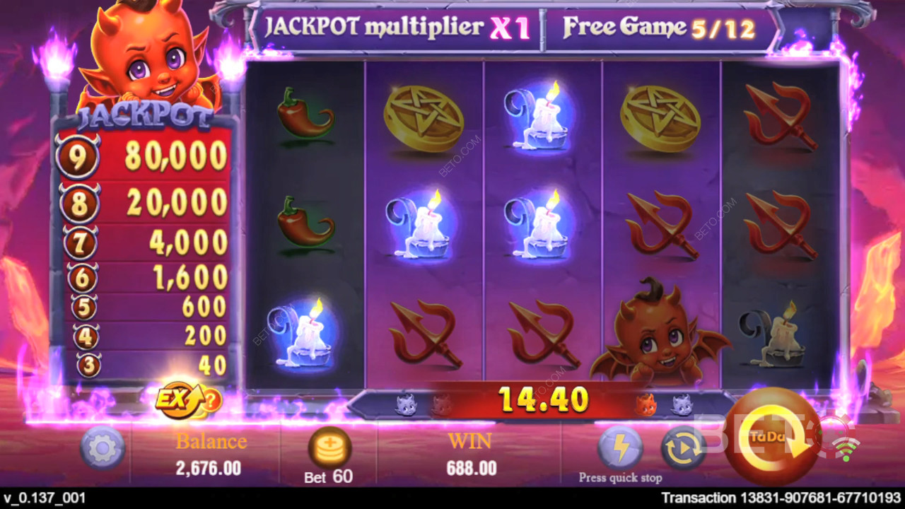 Спечелете 10 000x залога си в онлайн слота Devil Fire!