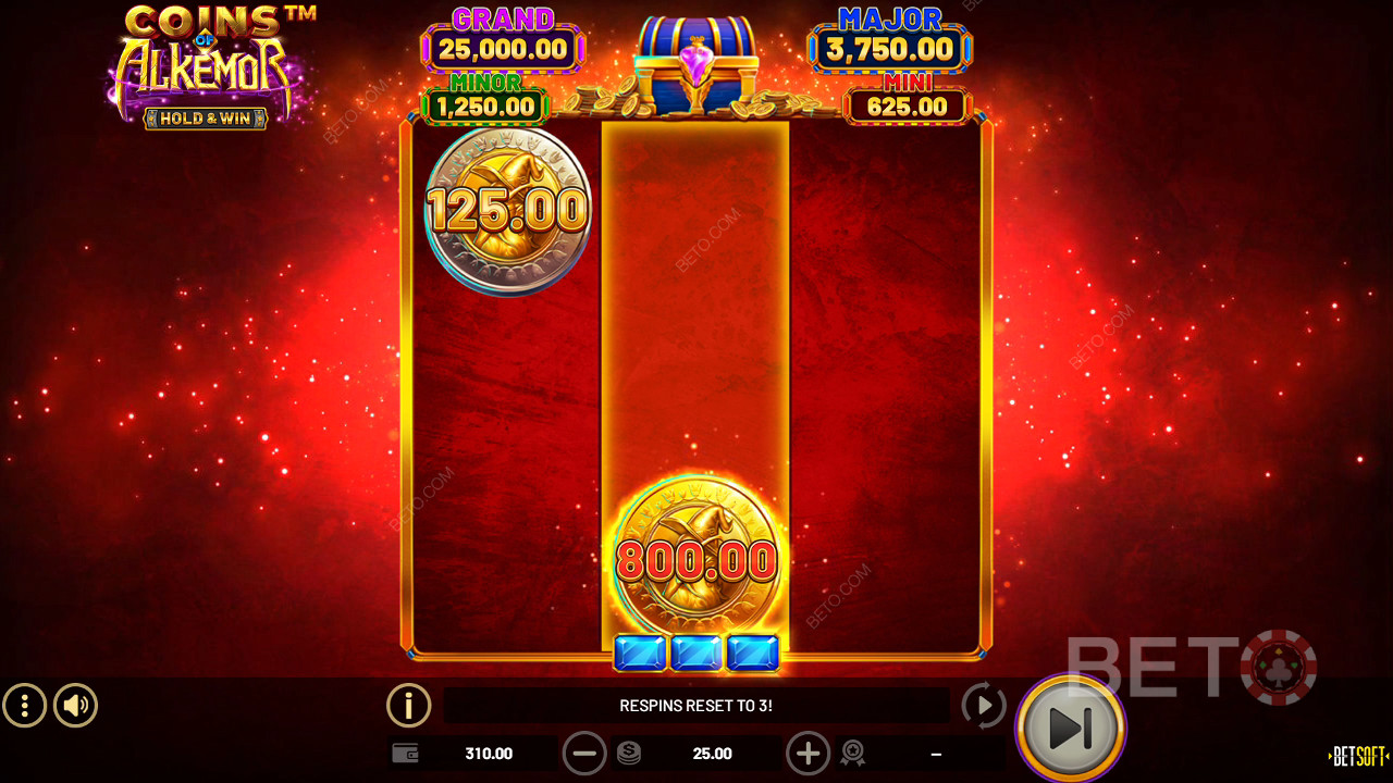 Спечелете 3600x залога си в Coins of Alkemor - Hold & Win слот!