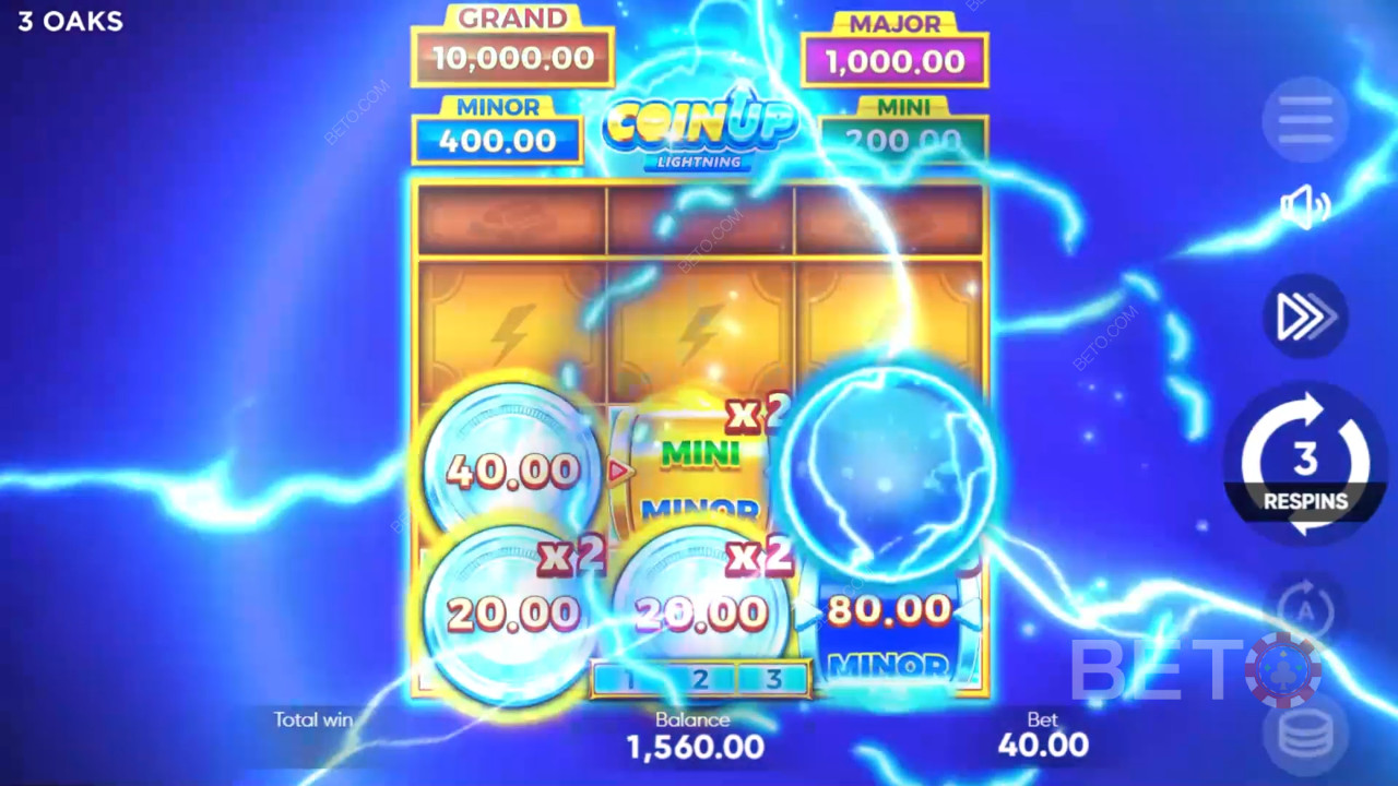 Coin Up: Lightning Играй Безплатно