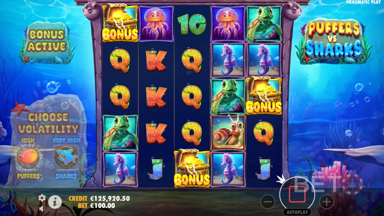 Puffers Vs Sharks Преглед от BETO Slots