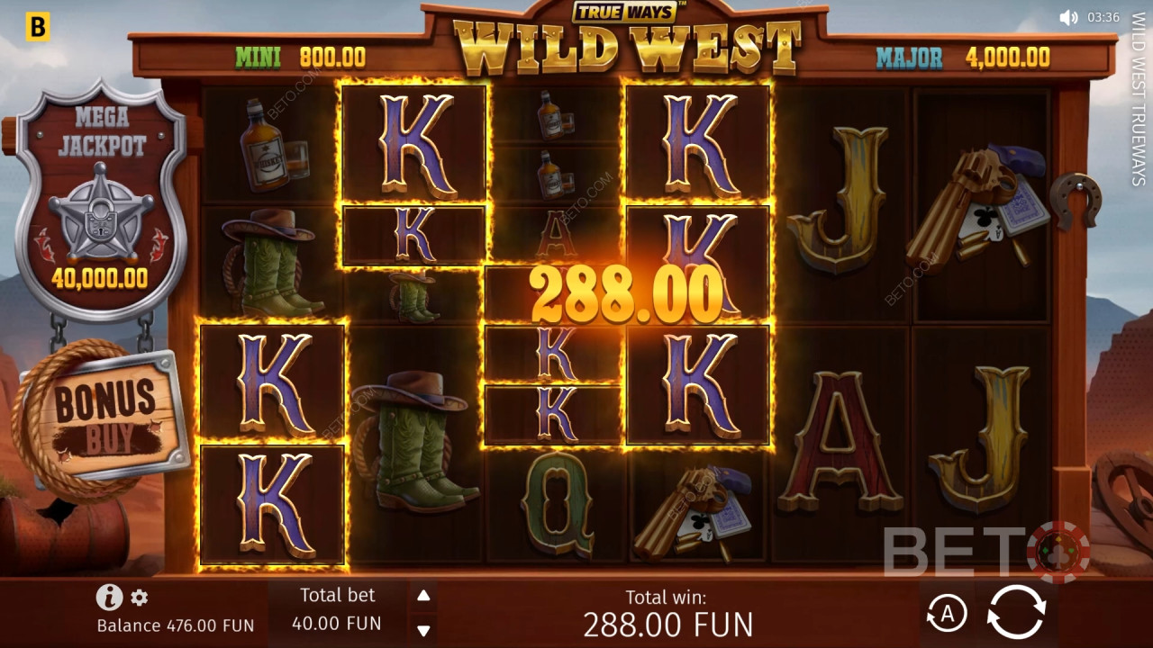 Wild West Trueways Играй Безплатно