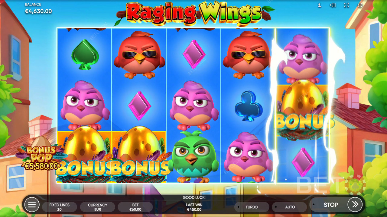 Raging Wings Играй Безплатно
