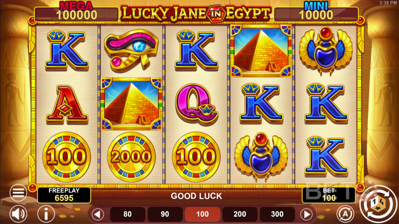 Lucky Jane в Египет Hold & Win Преглед от BETO Slots