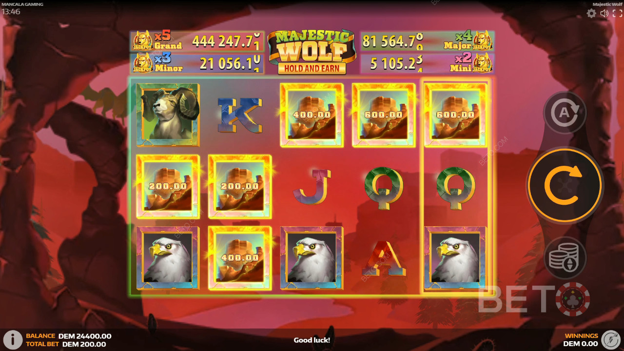 Majestic Wolf Преглед от BETO Slots