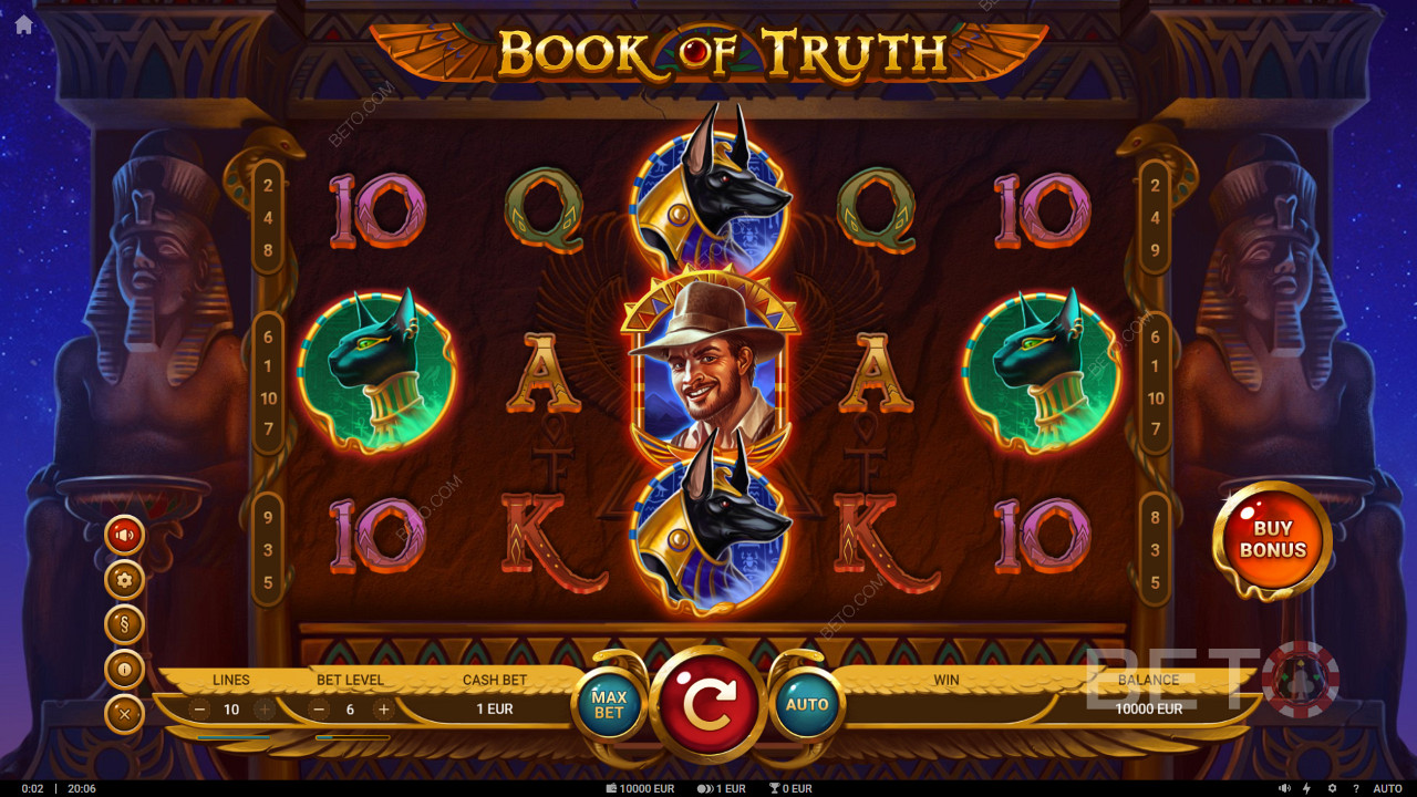 Book of Truth видео слот с два вида безплатни завъртания с разширяващи се символи