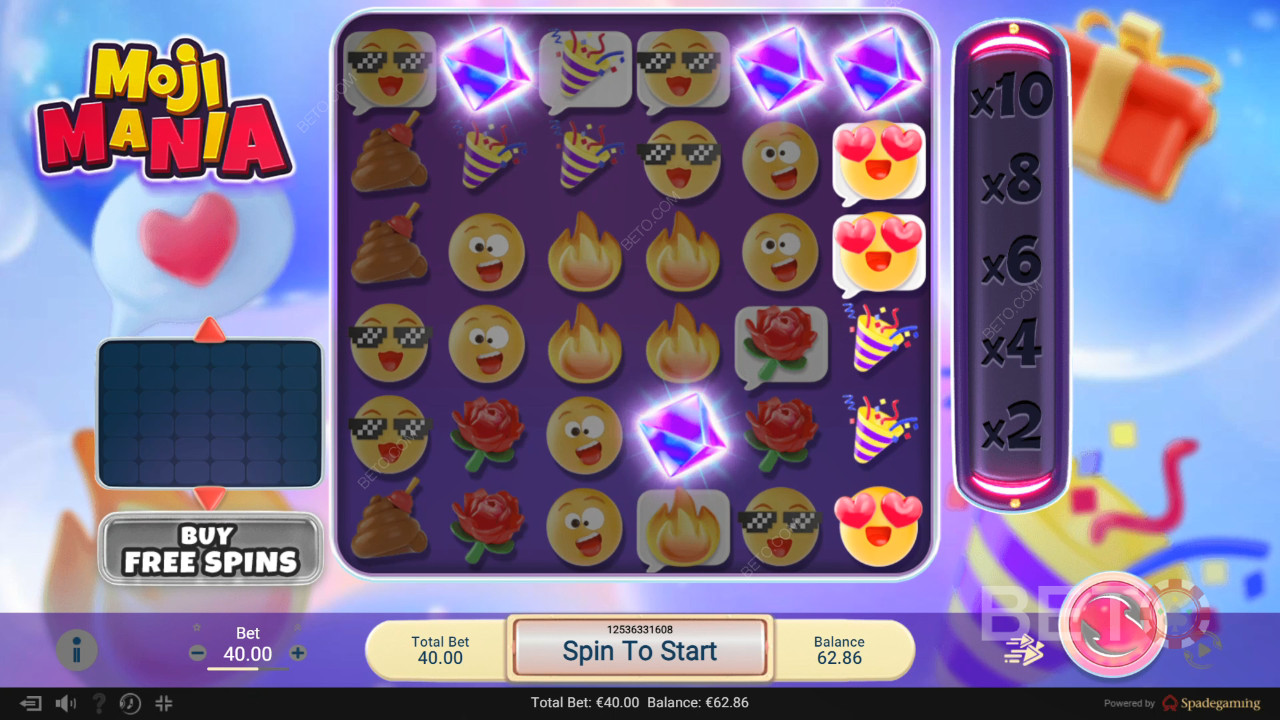 Moji Mania Преглед от BETO Slots
