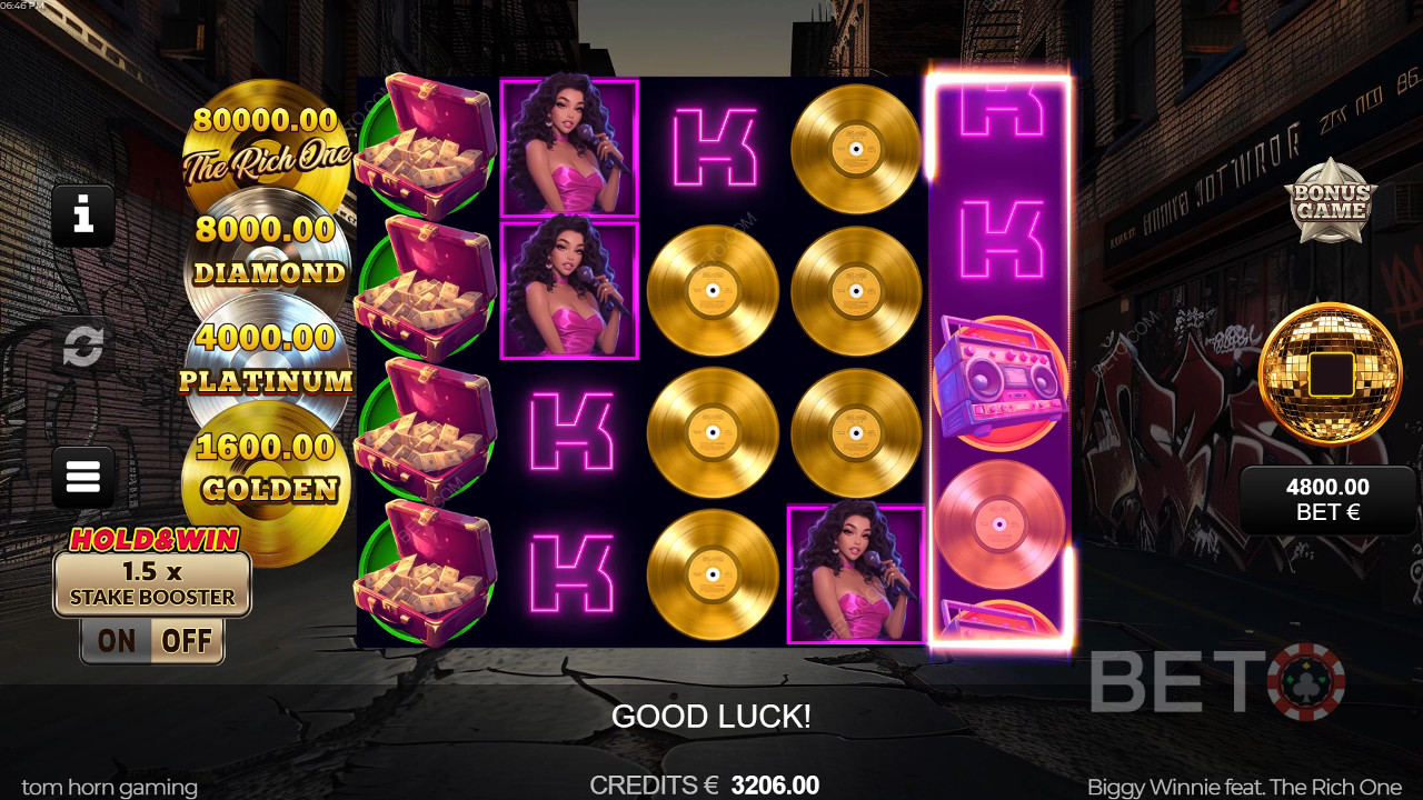 Biggy Winnie с участието на. The Rich One Преглед от BETO Slots