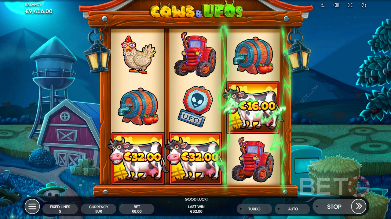 Крави и НЛО Преглед от BETO Slots