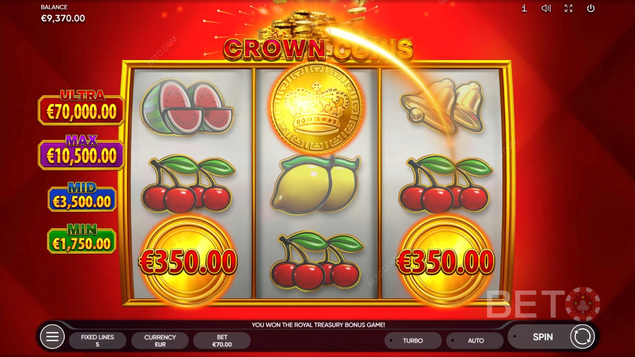 Преглед на Crown Coins от BETO Slots