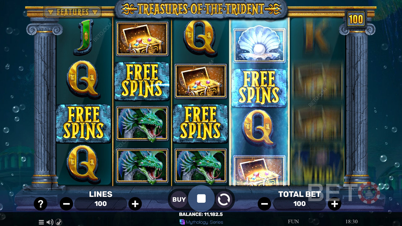 Съкровищата на Тризъбеца Преглед от BETO Slots