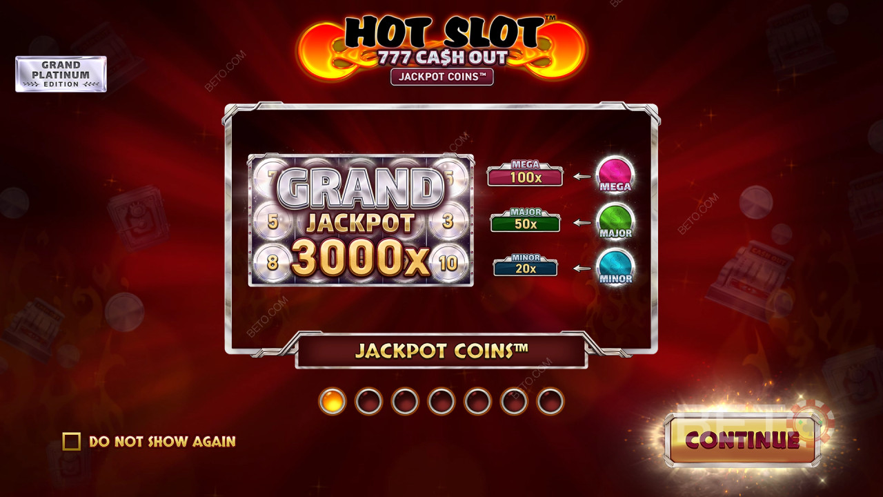 Бонус функции, обяснени в Hot Slot: 777 Cash Out Grand Platinum Edition от Wazdan