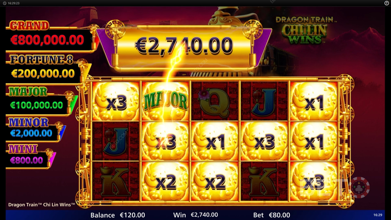 Спечелете 10 000x залога си в слота Dragon Train Chi Lin Wins!