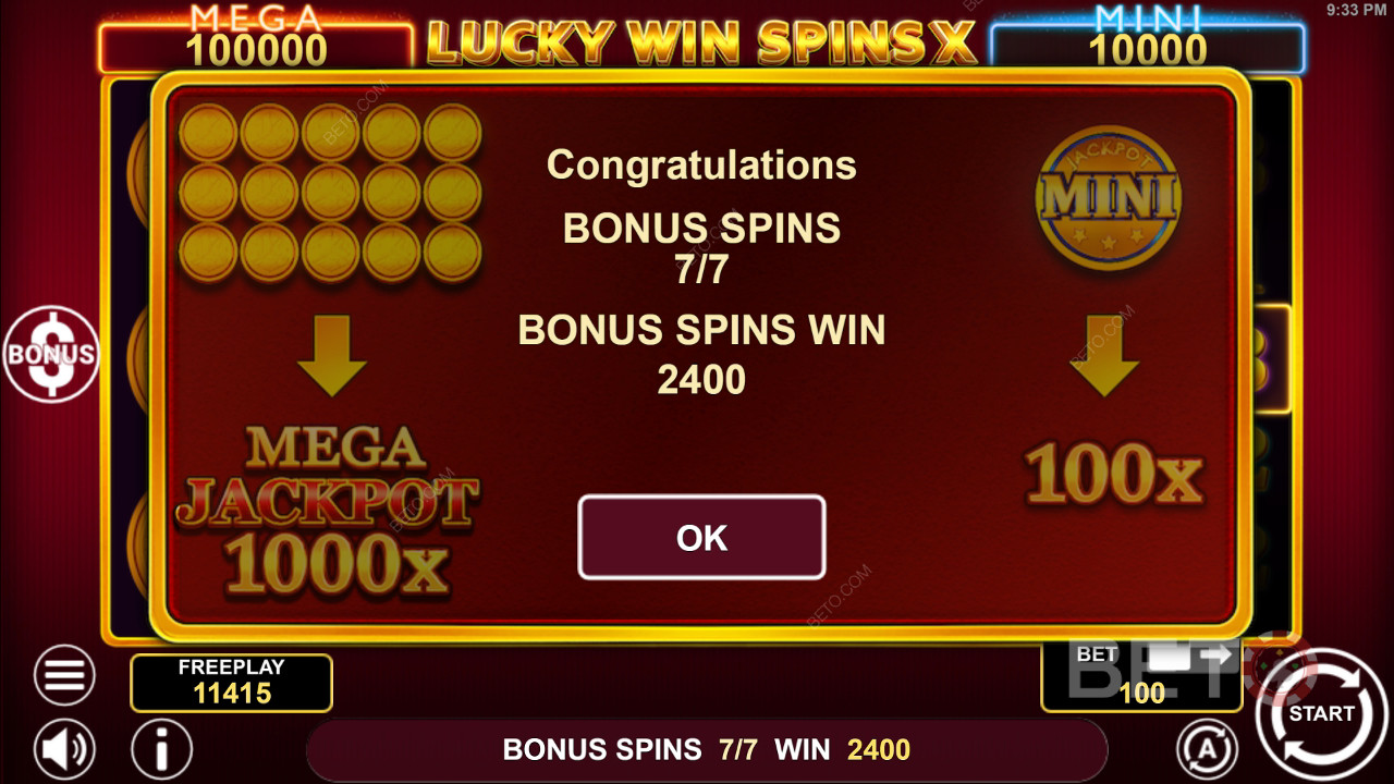 Бонус функции, обяснени в Lucky Win Spins X от 1spin4win