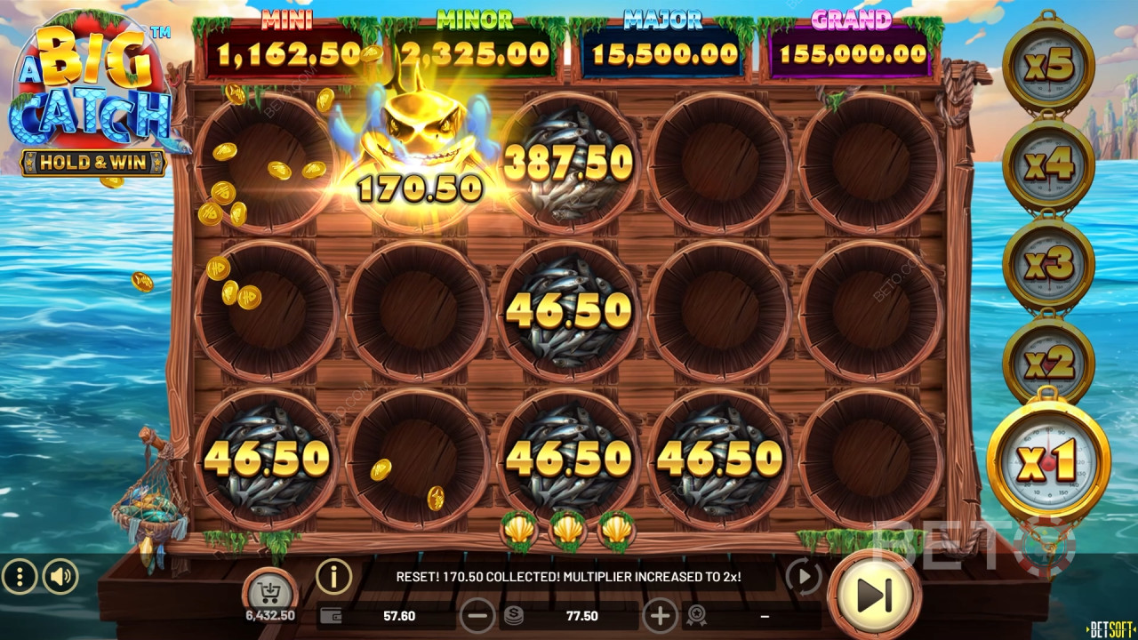 Голям улов - Преглед на Hold & Win от BETO Slots