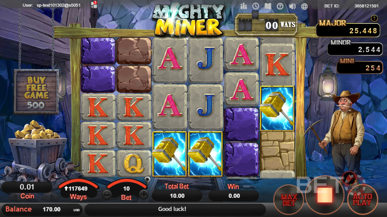Mighty Miner Преглед от BETO Slots