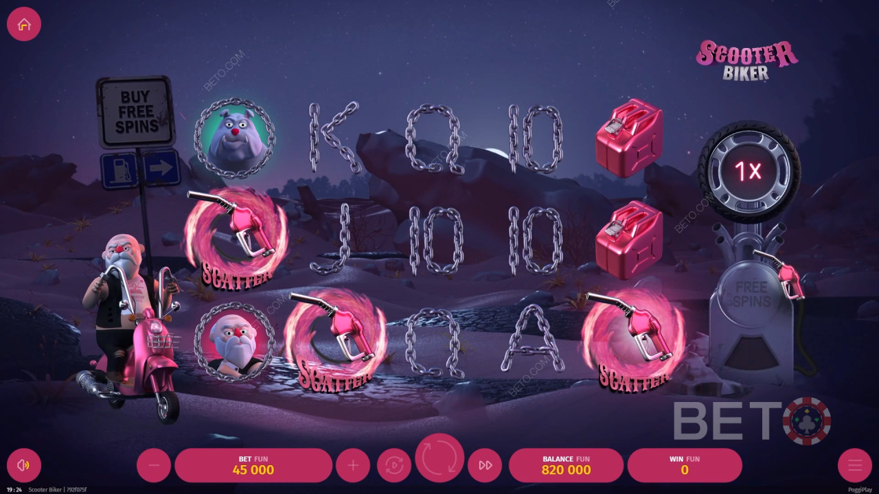 Скутер Biker Преглед от BETO Slots