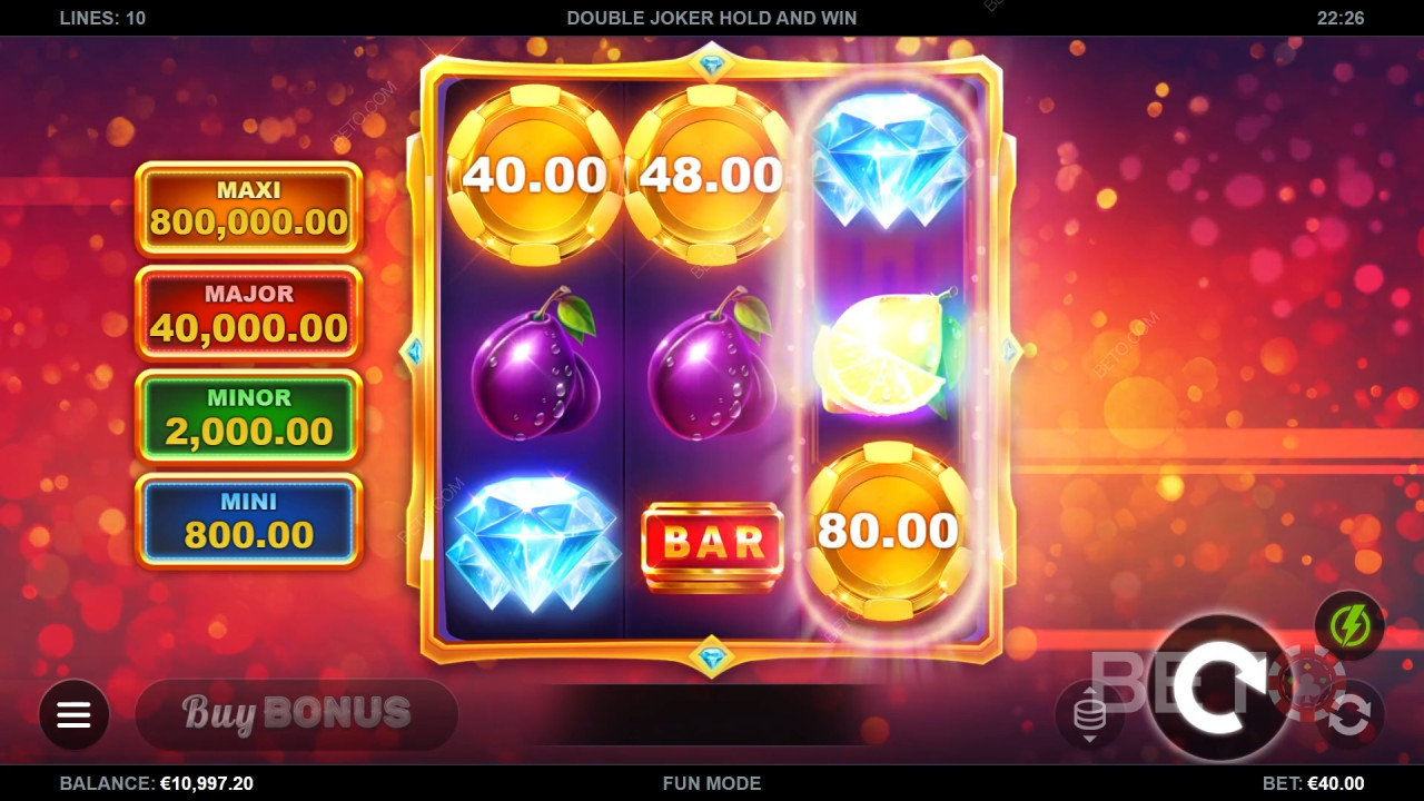 Двоен джокер задържане и печеля Преглед от BETO Slots