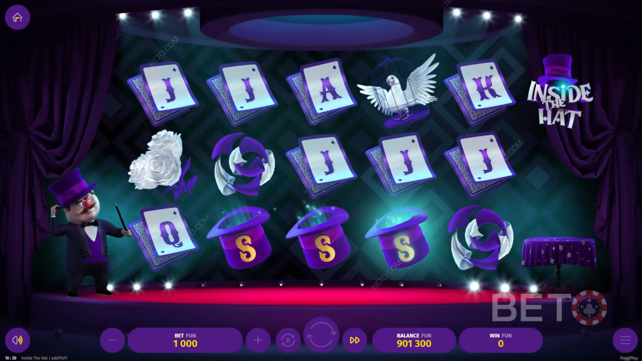 Вътре в шапката Преглед от BETO Slots