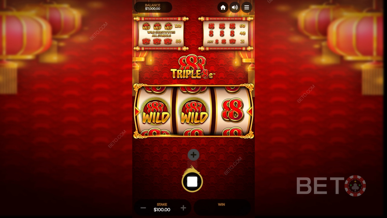 Triple 8s Преглед от BETO Slots