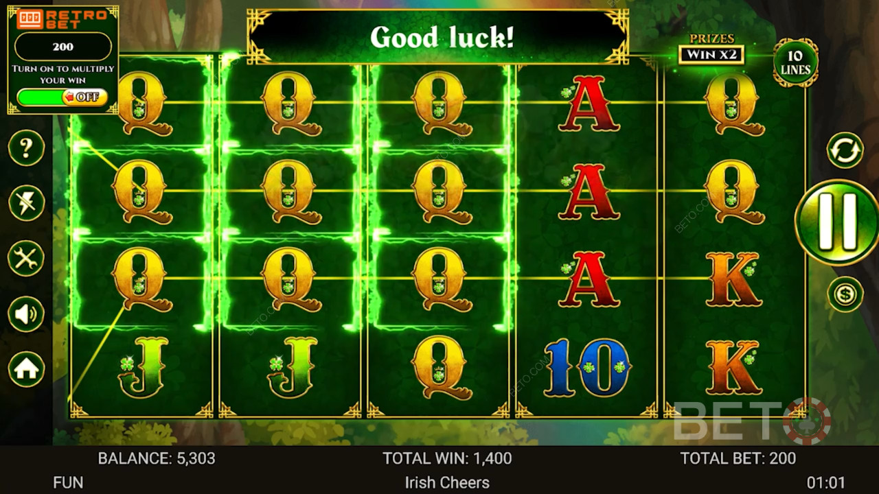 Irish Cheers Преглед от BETO Slots