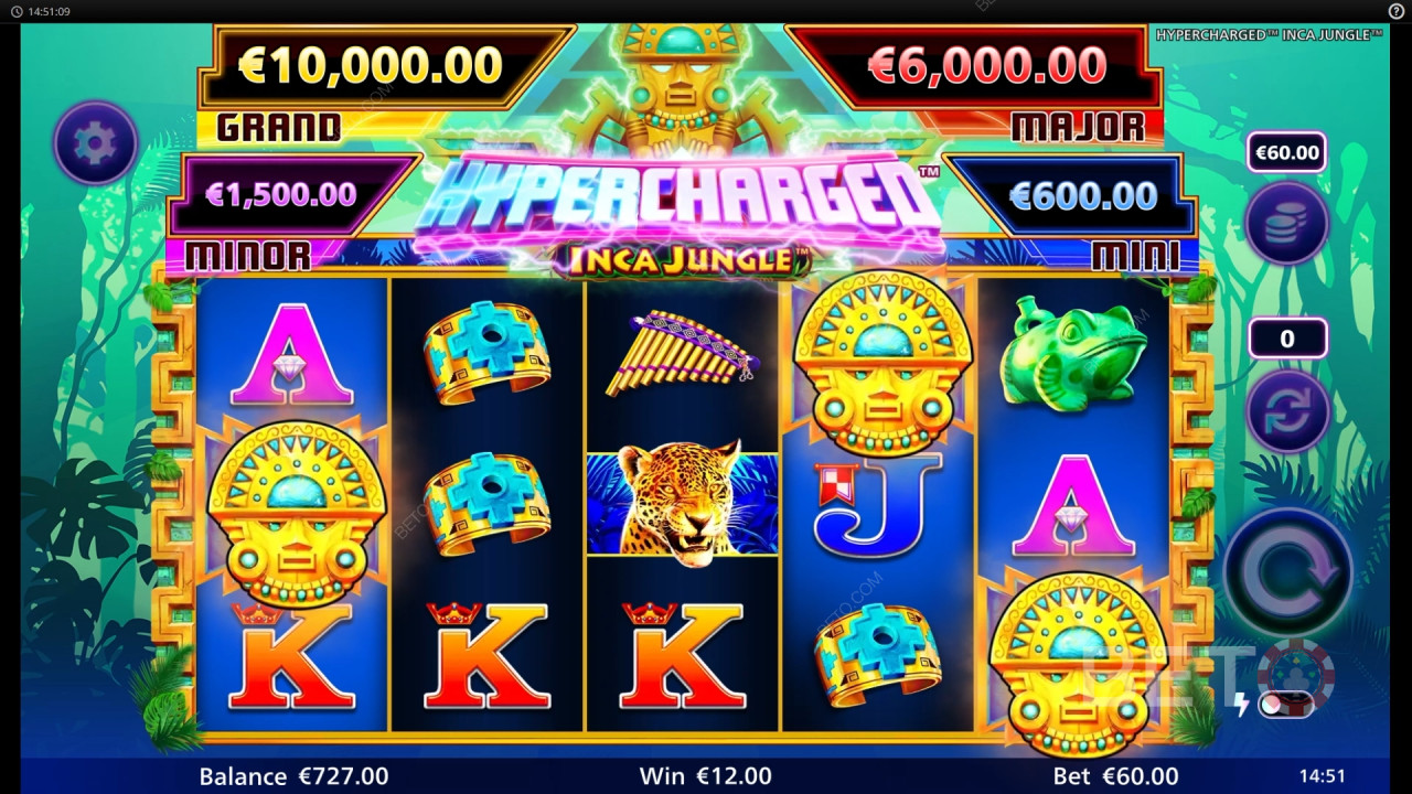 Hypercharged Inca Jungle Преглед от BETO Slots