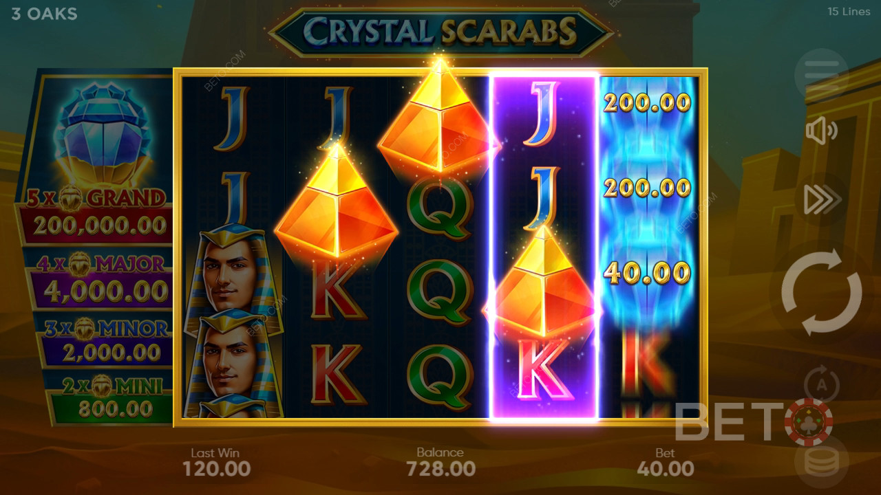 Crystal Scarabs Преглед от BETO Slots