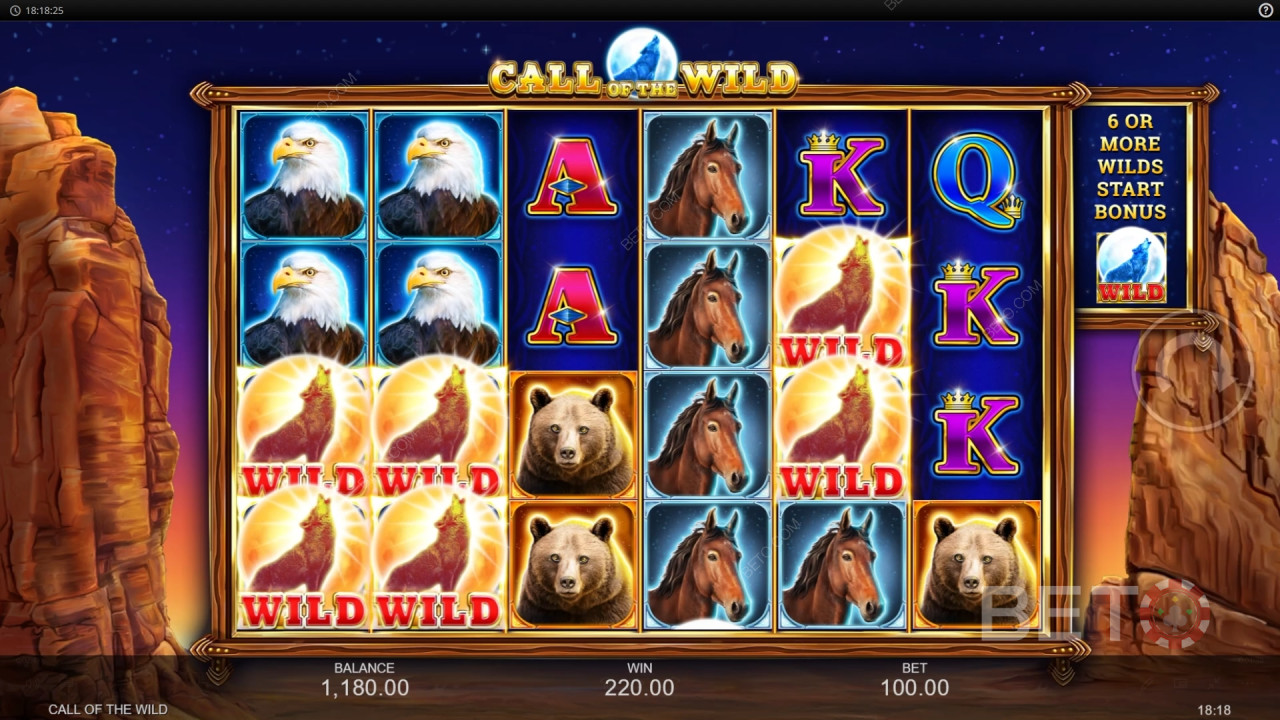 Призивът на дивото Преглед от BETO Slots