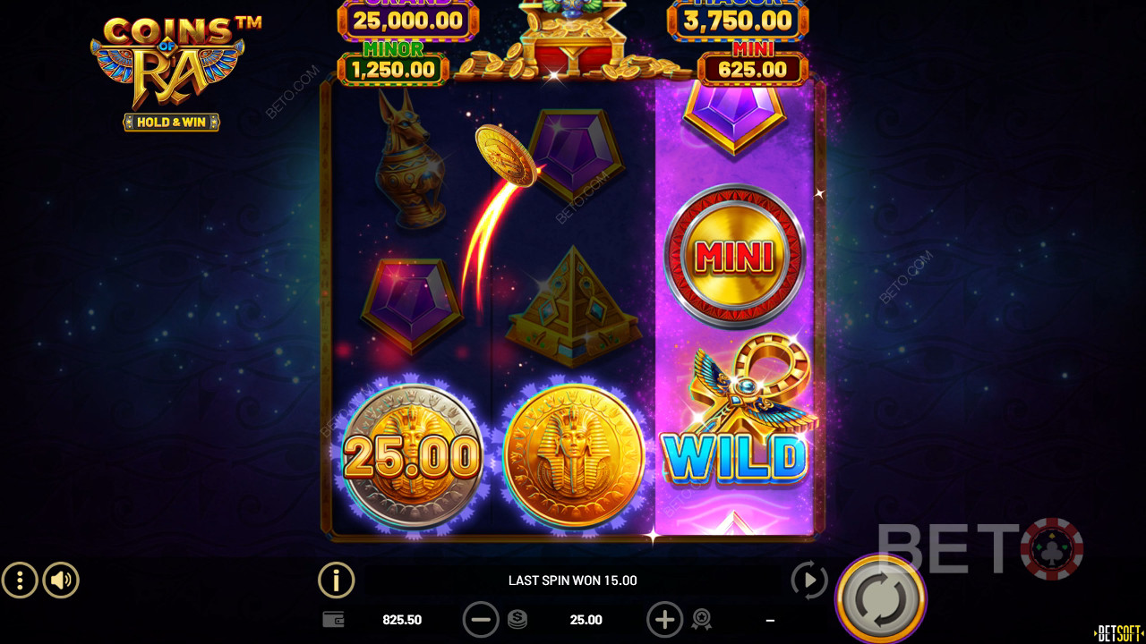 Монети на Ra Преглед от BETO Slots
