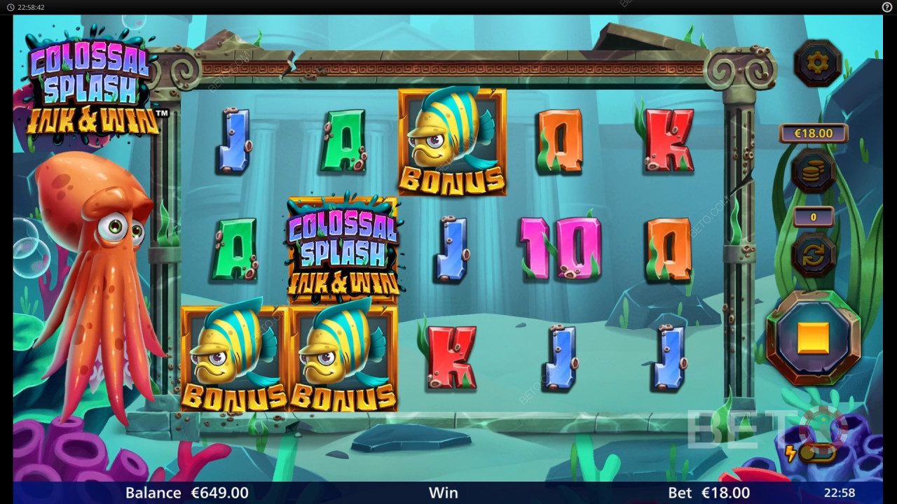Colossal Splash Мастило & Win Преглед от BETO Slots