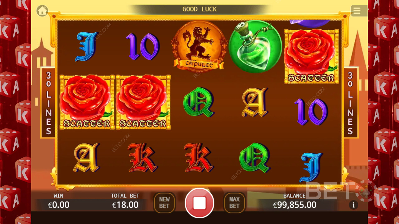 Ромео и Жулиета Преглед от BETO Slots