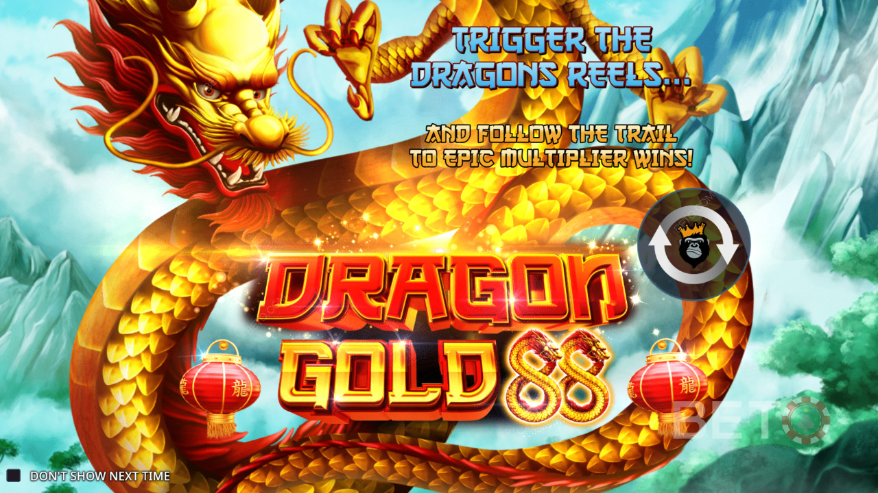 Спечелете 5 000x залога си в слота Dragon Gold 88!