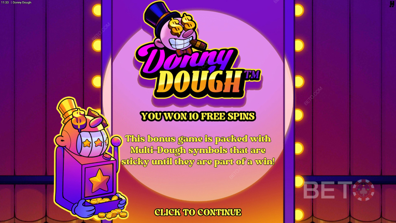 Бонус функции, обяснени в Donny Dough от Hacksaw Gaming