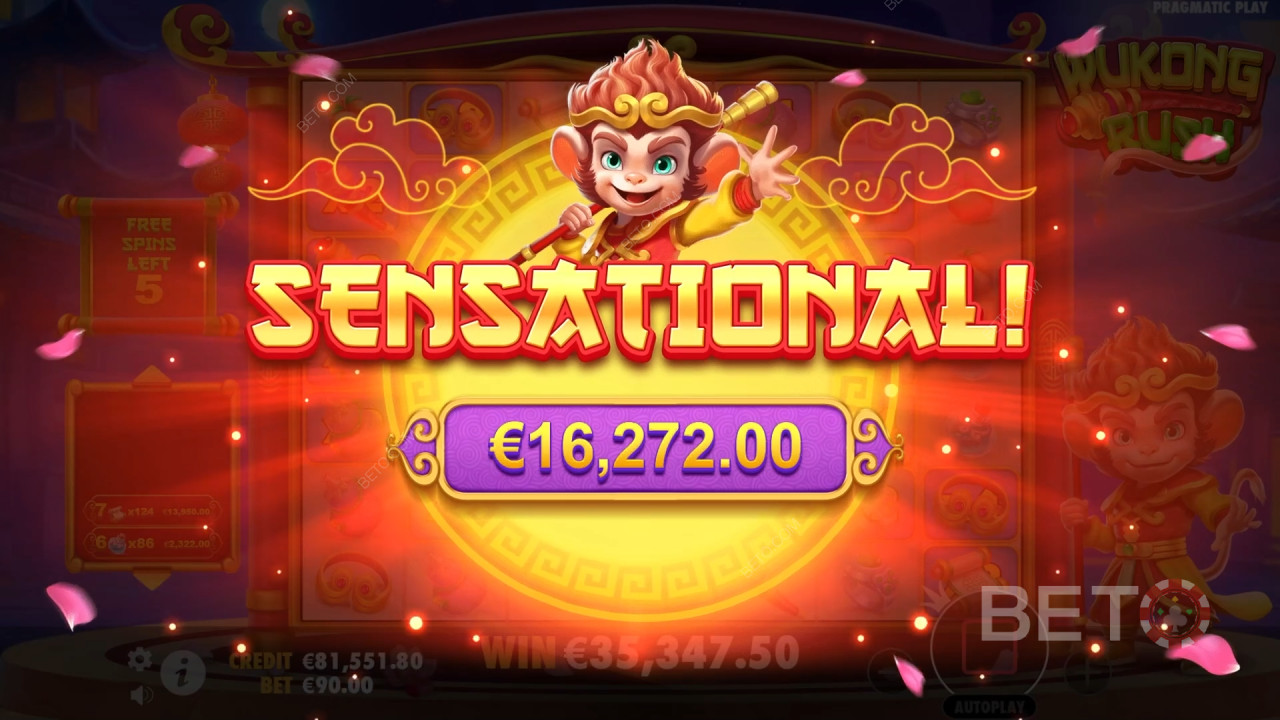 Monkey King Rush Преглед от BETO Slots