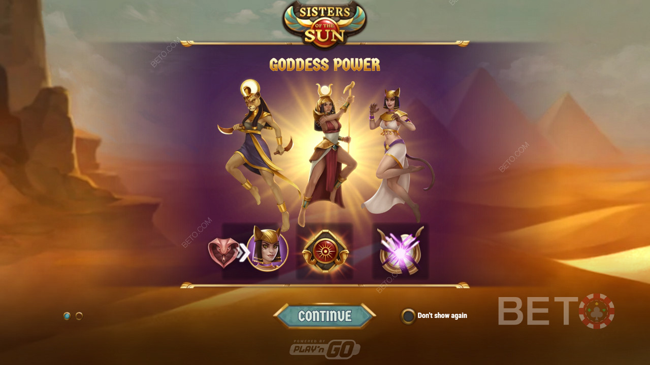 Преобразувайте непечеливши завъртания в печеливши чрез функцията Goddess Power.