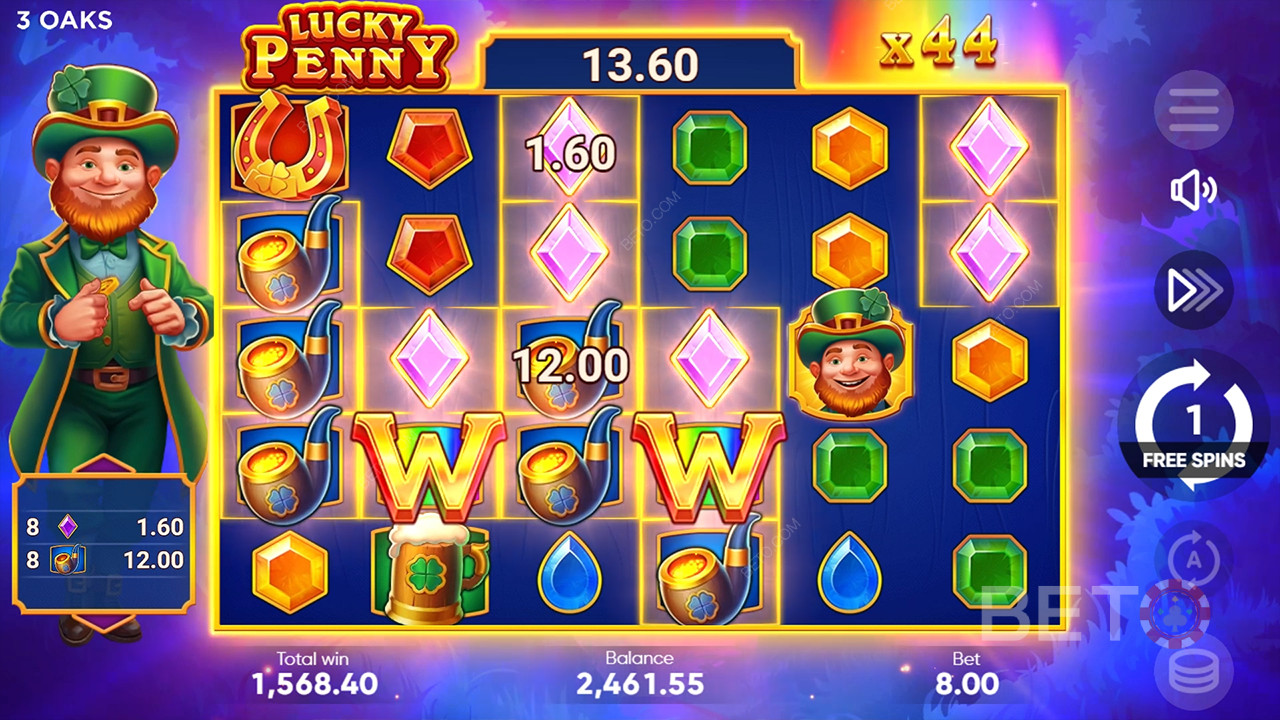 Бонус функции, обяснени в Lucky Penny от 3 Oaks Gaming
