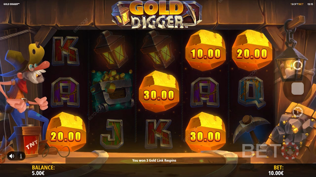 Висок потенциал за печалба на Gold Digger
