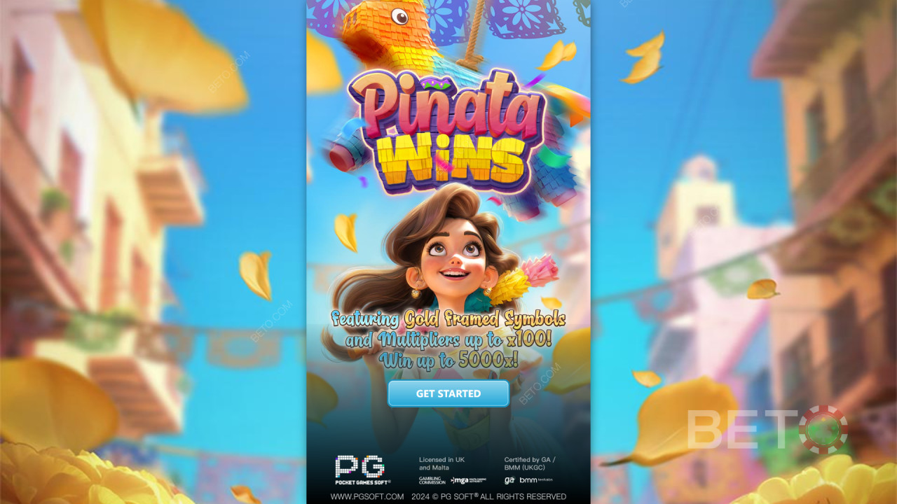 Спечелете 5,000x Вашия залог в слота Pinata Wins Online!