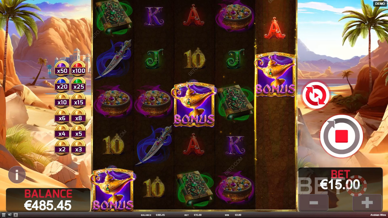 Арабски печели Преглед от BETO Slots