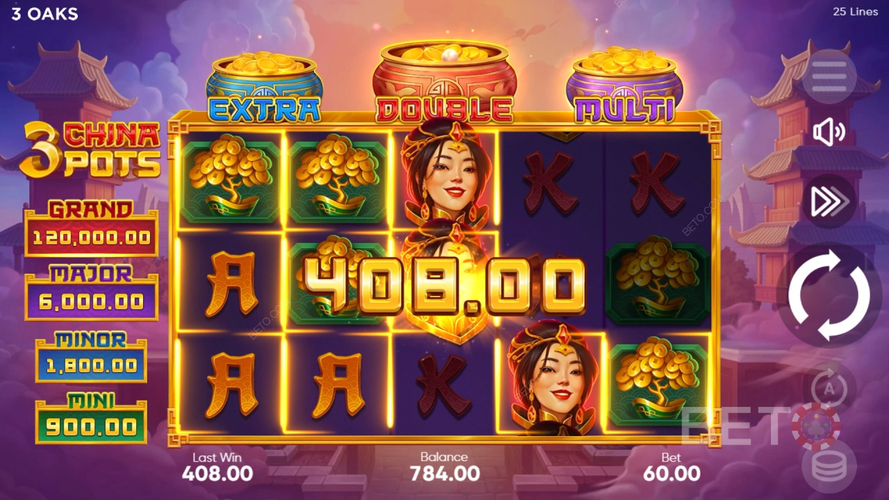 3 Китай гърнета Преглед от BETO Slots
