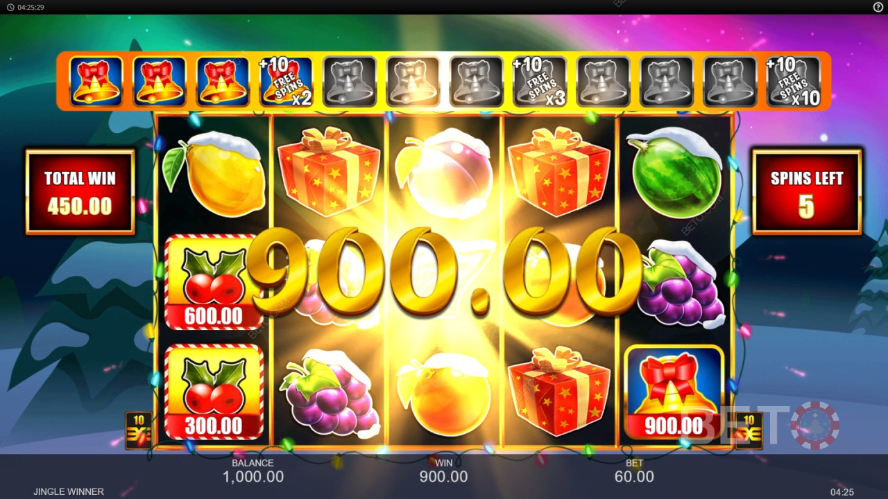 Спечелете 3,333x залога си в слота Jingle Winner!