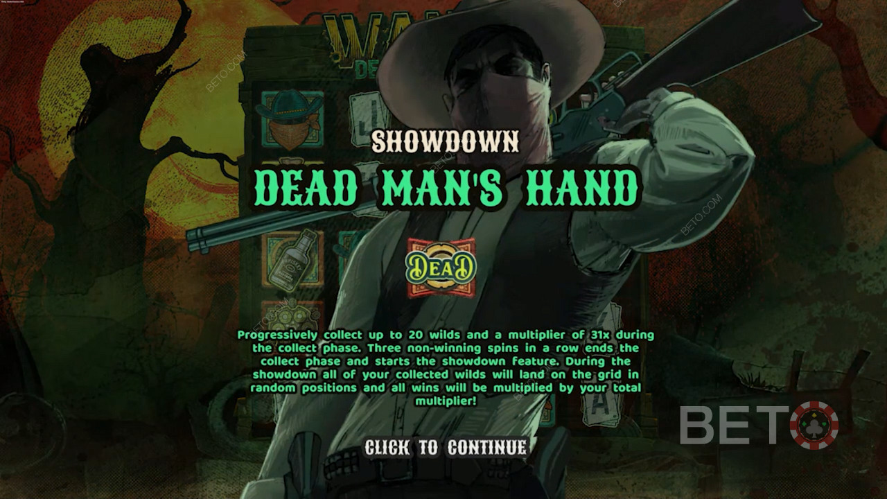 Wanted Dead or a Wild"Ръката на мъртвеца" - бонус функция